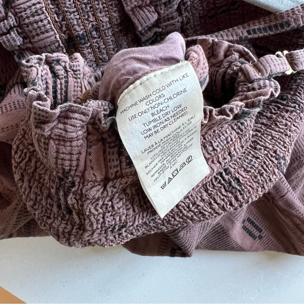 By Anthropologie Balloon-Leg Jumpsuit - Brown Pattern. Tore Out Itchy Tag😀 - Picture 9 of 9